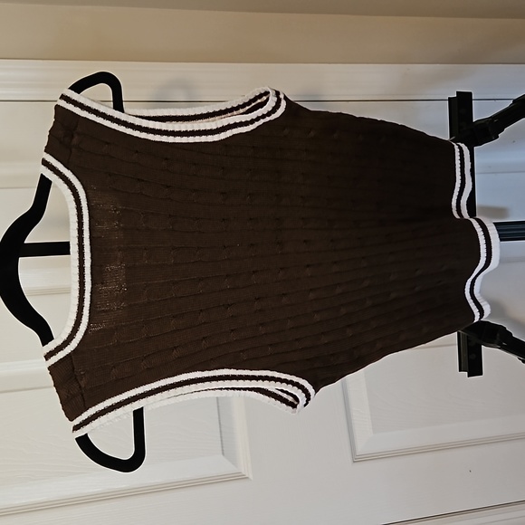 Loe Tree Brown Sweater Vest - Picture 2 of 5